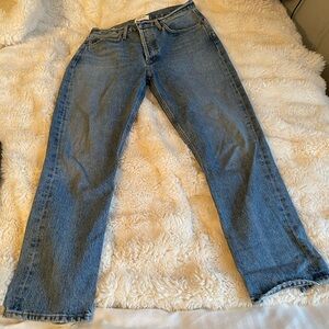 Agolde Straight Blue Jeans